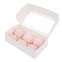 Изображение Коробка для 6 моти с ложементами 19*11*5,5 см, белая